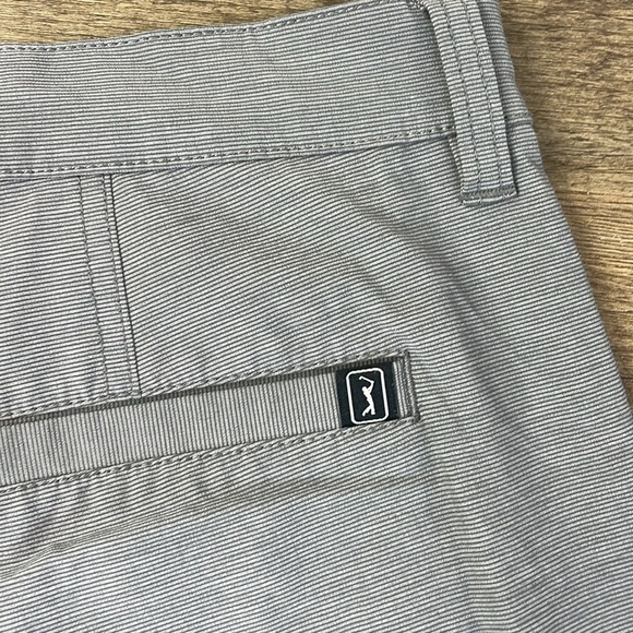 PGA Tour Men’s Pro Series Comfort Stretch shorts, grey,  size 38. - Picture 11 of 11